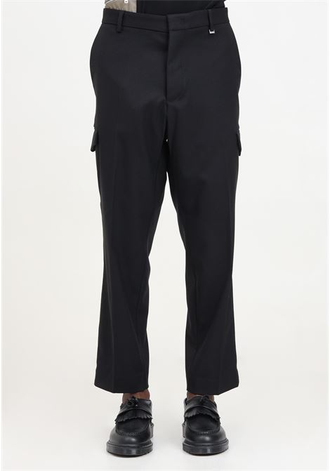 Pantalone casual nero da uomo con tasche IM BRIAN | PA3079009